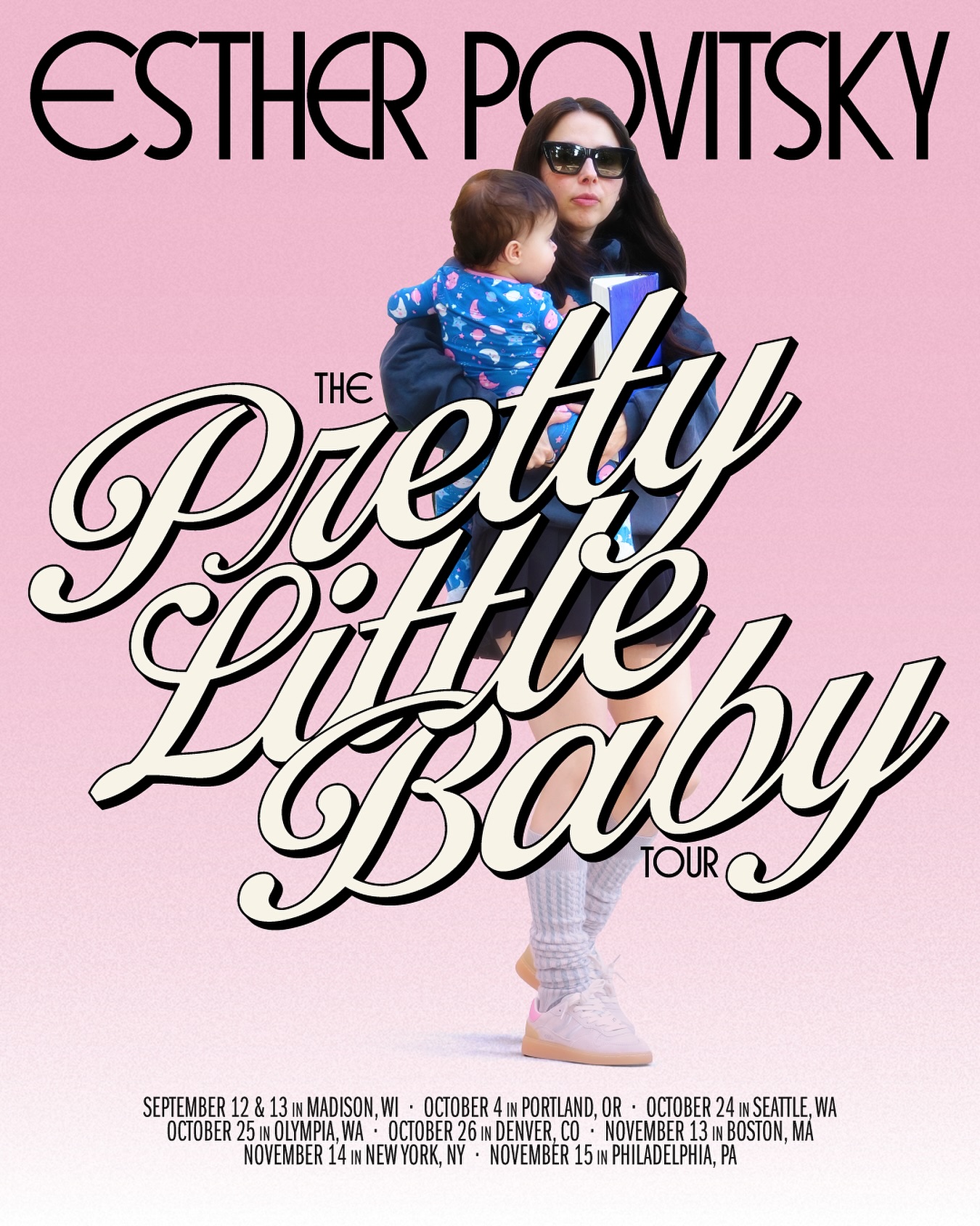 Esther Povitsky The Pretty Little Baby Tour Poster 2025